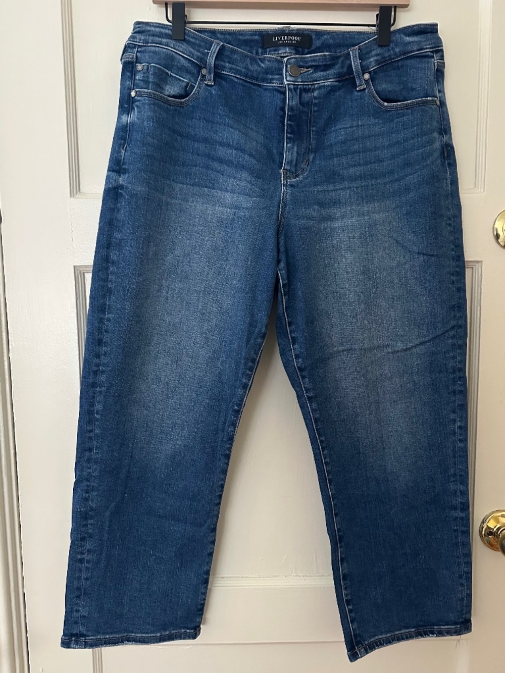 Liverpool Kennedy Crop Straight Jean Size 14 Petite (14P)